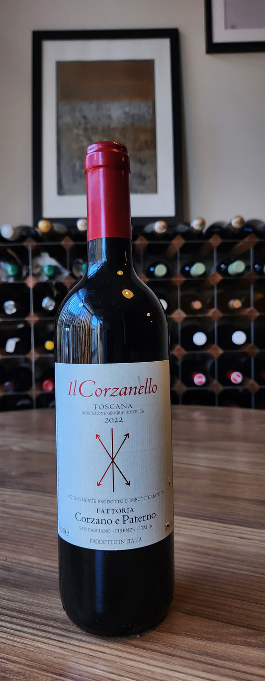 Corzano e Paterno - Toscana Rosso 'Il Corzanello' (2022). Tuscany, Italy.